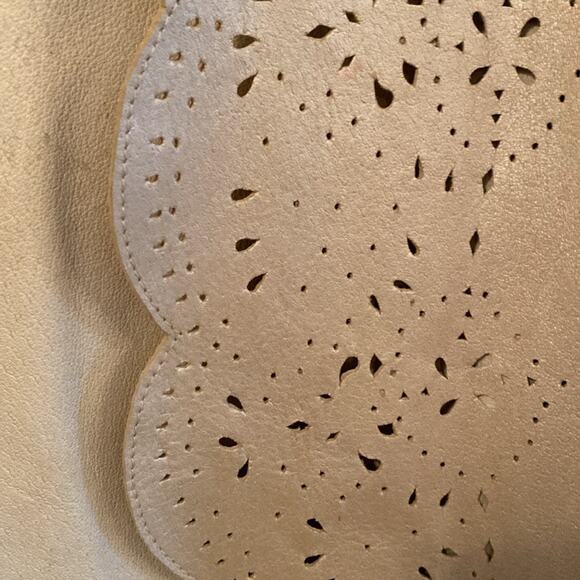 C Concept women’s size 10 gold open front cutout detail leather jacket - Picture 3 of 5